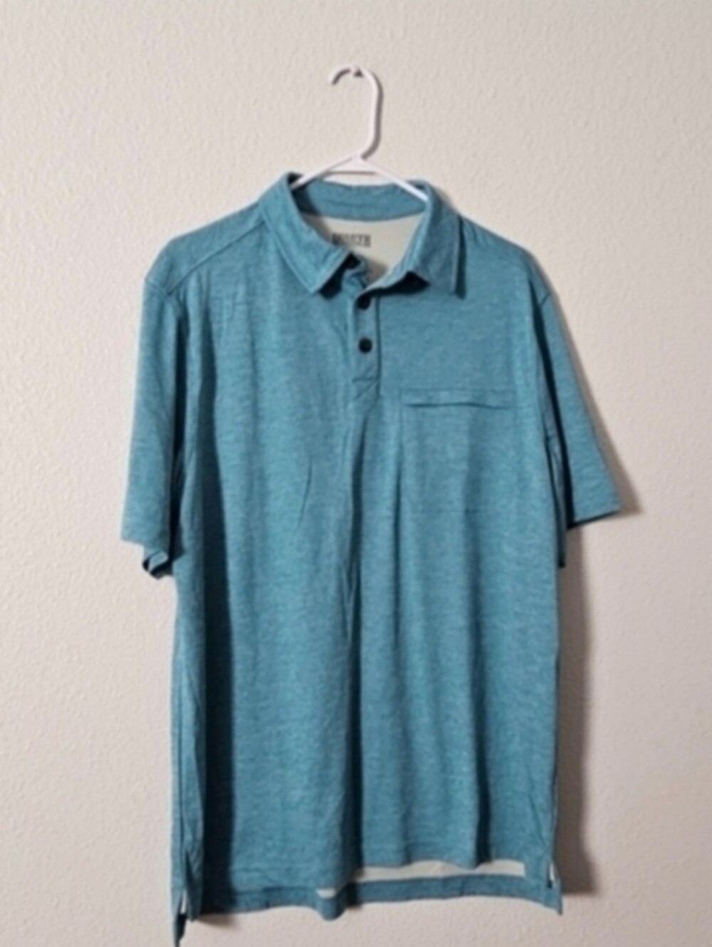 Duluth Trading Co Teal Polo Shirt Sz M
